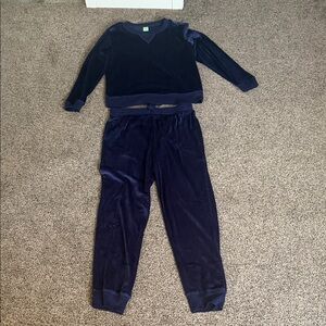 Honeydew Intimates Navy Velour Two-Piece Lounge Set